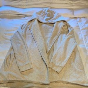 GAP hooded open front over sized sweatshirt